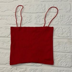 Zara Red Tube Top